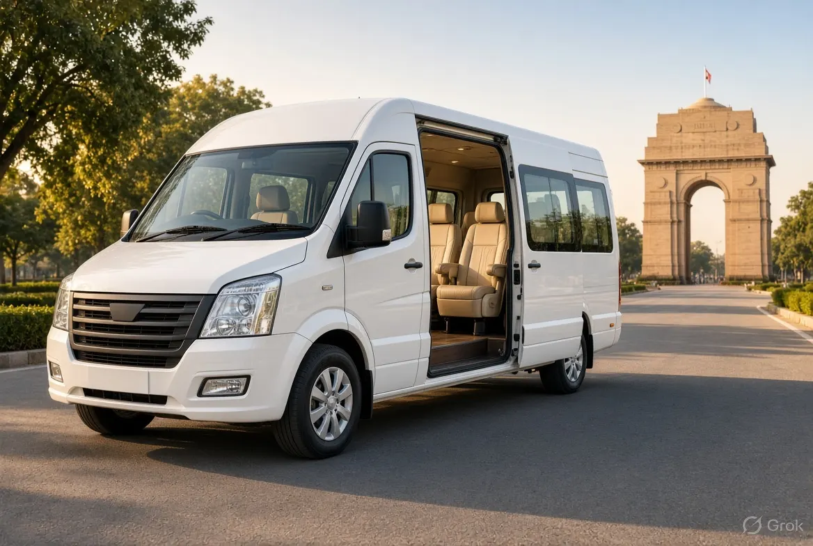Luxury tempo traveller on rent